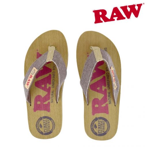 RAW LADIES RED & BROWN FLIP FLOP SANDAL