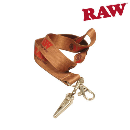 RAW SMOKERS LANYARD V.2 WITH ROACH CLIP