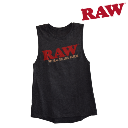 RAW LADIES HEATHER GREY TANK TOP