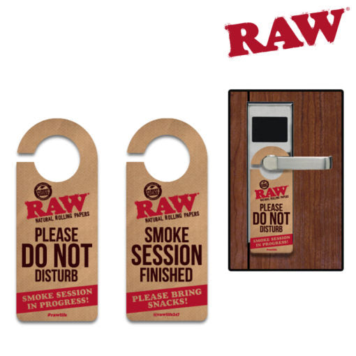 RAW HANGING DOOR SIGN